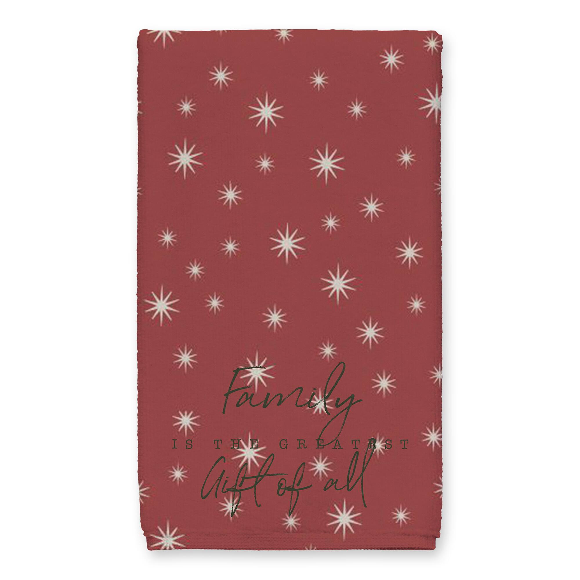 Red Family Twinkle Tea Towels, 2ct.
